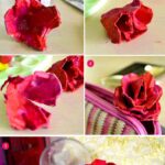 como hacer rosas de cartón de huevos