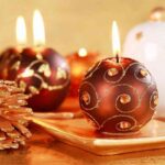adornos navidad velas