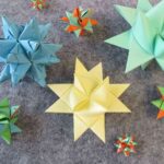 ejemplos de estrellas de papel origami