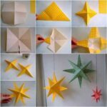 estrellas de papel en origami