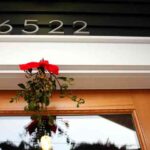 muerdago en la puerta