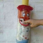 reciclar botellas de plástico para hacer un dispensador de bolsas