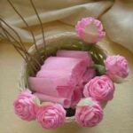 rosas de papel crepé