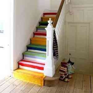 escalera de colores