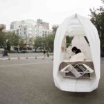 cama y almacenamiento en casa pequeña