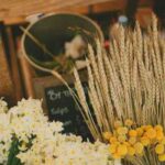 decoración con trigo