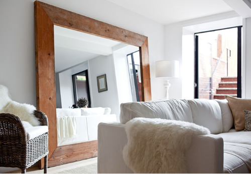 Espejos XL para decorar espacios interiores de mucho estilo
