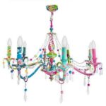 lampara-de-tela-cristales-y-bolas-de-colores-1