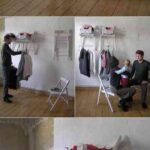 armario hecho con sillas