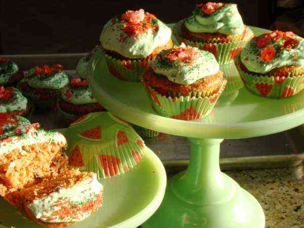 cupcakes verdes