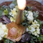 velas y flores