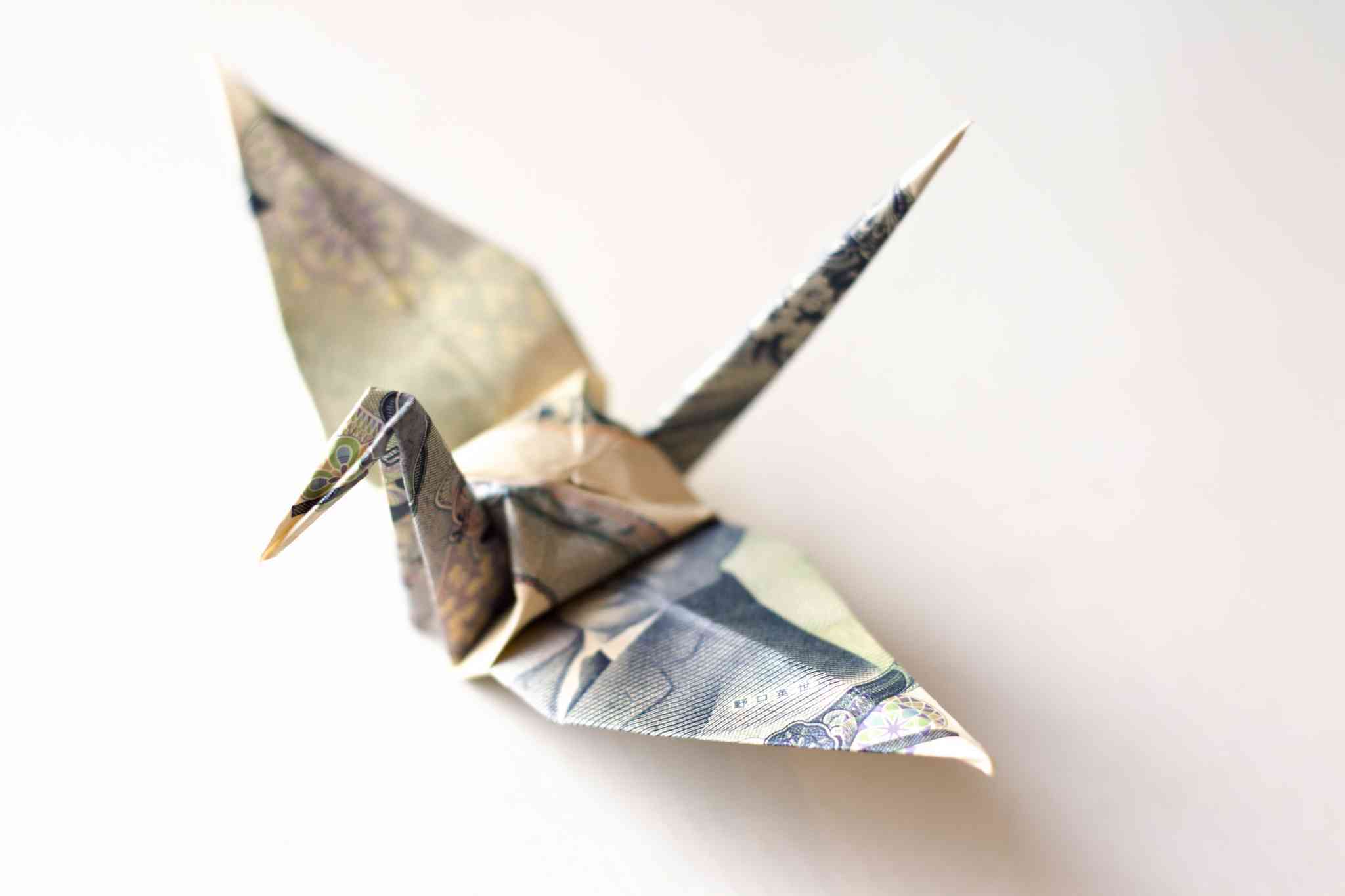 pajarita de origami
