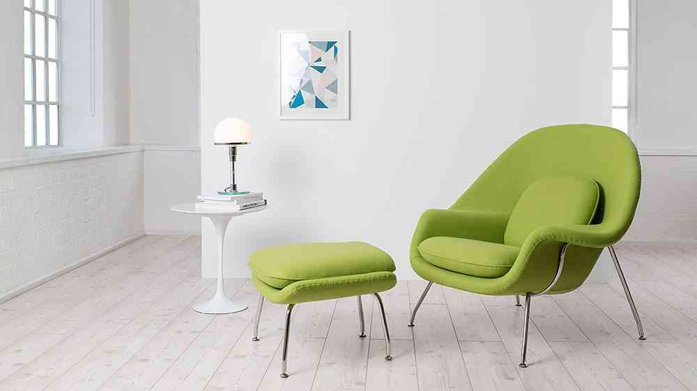 salón en verde - Butaca de diseño en verde