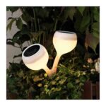 barra solar led para jardin