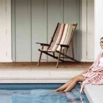 COAST Laguna Linen Towel Red Stripe