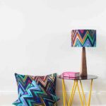 decorar con cojines chevron