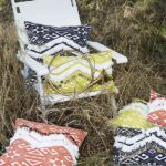 decorar con cojines geometricos