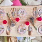 mesa creativa para decorar jardín