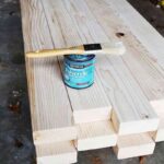 mesa de centro barniz