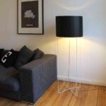 Stehleuchte Palas schwarz-gold