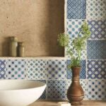 The Winchester Tile Company patchwork en tonos azules