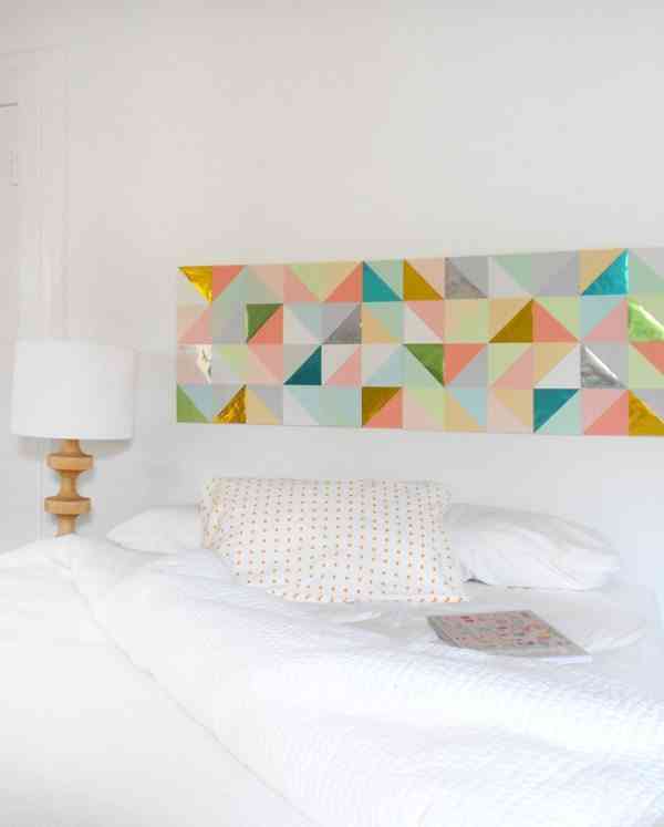 ideas para decorar las paredes panel triangulos general