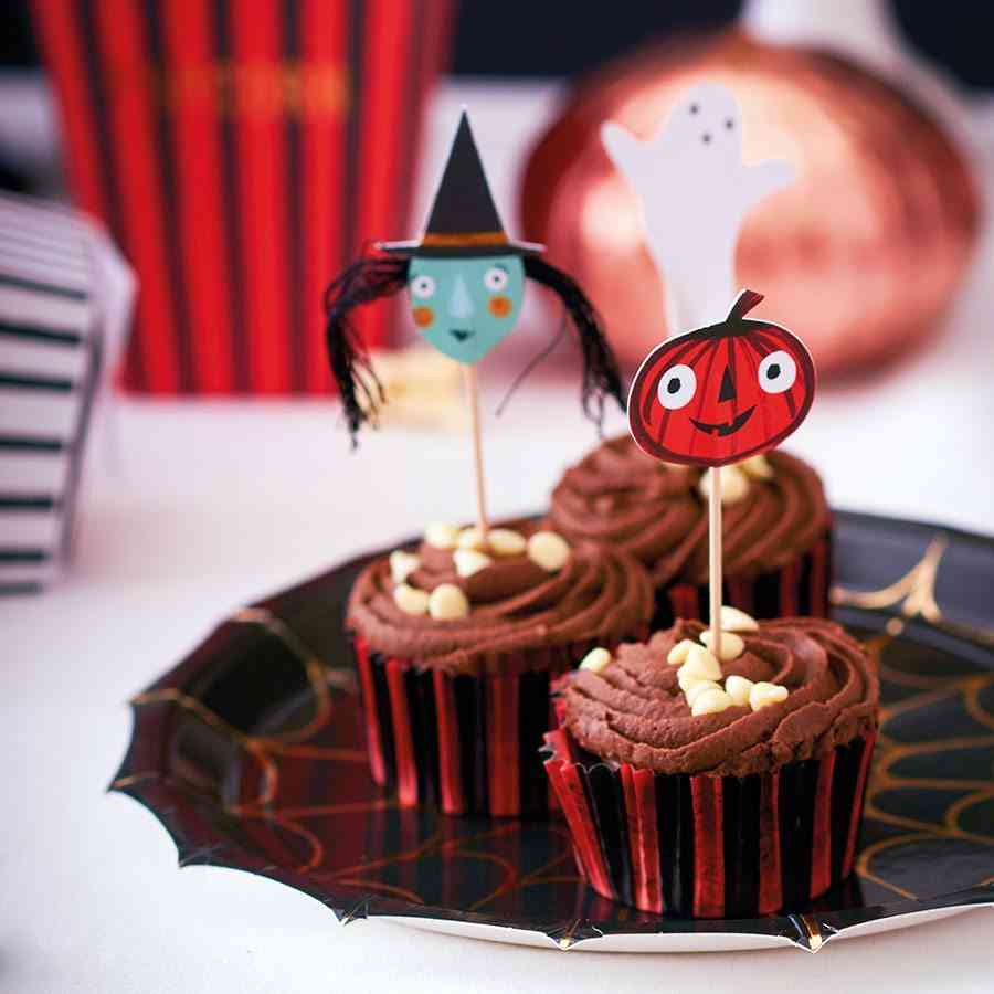 decoracion de Halloween cupcakes halloween