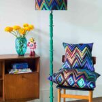 Parris Wakefield Zig Zag Shade & cushion