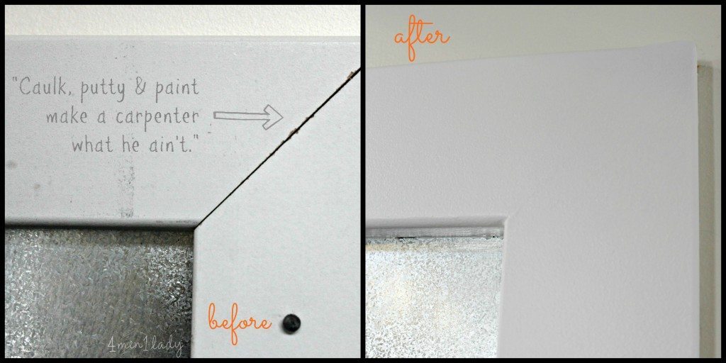 marco blanco de madera