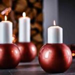 ikea velas en rojo