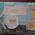 manualidades de scrapbooking – bebe album