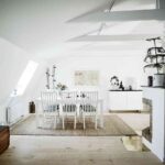 Ático de estilo nórdico zona comedor 1200×899