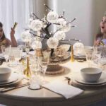 Centro de mesa con bolas