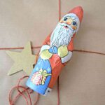 Como envolver regalos de Navidad – papa noel de chocolate