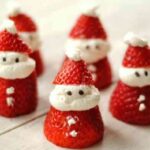 Decorar la mesa infantil en Navidad postre