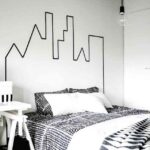 Decorar paredes con washi tape. Cabecero