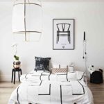 dormitorio blanco y negro