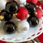 HGTV bolas rojo y negro