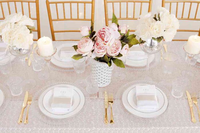 Mantelería perfecta glamorous gold