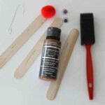 manualidades y adornos de Navidad materiales reno