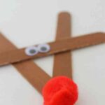 manualidades y adornos de Navidad pegar nariz