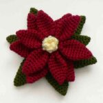 patrones de ganchillo para Navidad – flor de pascua
