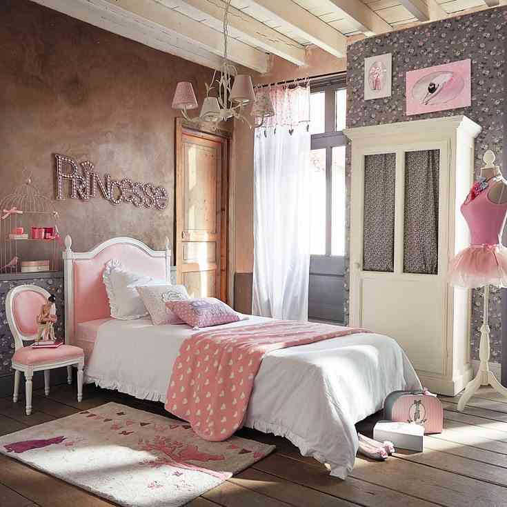 Ideas para decorar un dormitorio romántico para niñas Muebles para habitacion niña