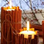 aromatizar y decorar la casa velas canela