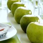 aromatizar y decorar la casa  velas manzana