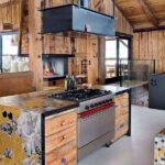 casa-en-los-alpes-franceses-isla-cocina-1