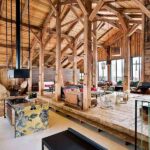 casa-en-los-alpes-franceses-salon-techos-1