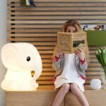 iluminacion de las habitaciones infantiles elefante