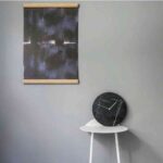 relojes de pared modernos marmol negro