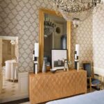 espejos de pared unicos Gold Mirrors for Bedroom